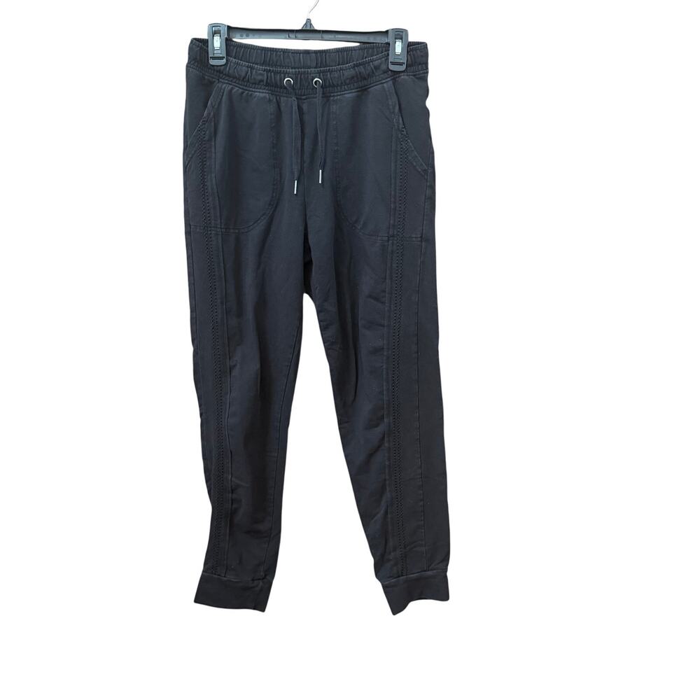 Saturday Sunday Anthropologie Black Pull On Stretch Joggers Size Small